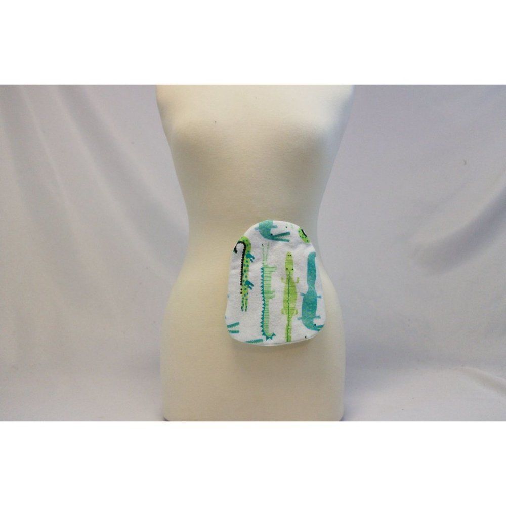 Mini Drainable OR Closed 1 3/4" Flannel Ostomy Bag Cover Stoma Colostomy Pouch
